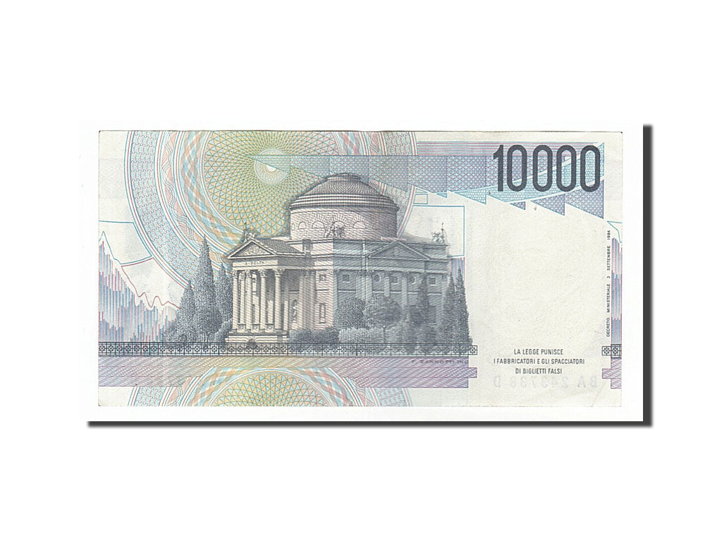 Banknote, Italy, 10,000 Lire, 1984, 1984-09-03, AU(55-58)