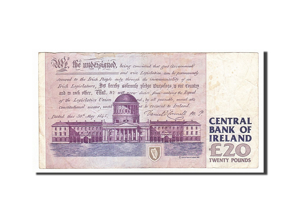 Banknote, Ireland - Republic, 20 Pounds, 1995, 1995-08-22, EF(40-45)