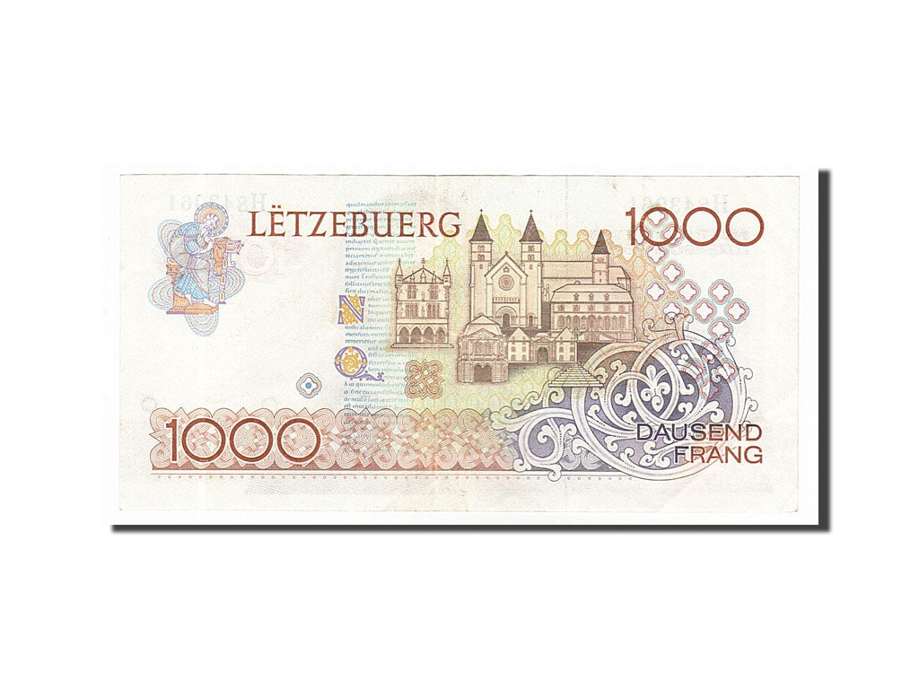Luxembourg, 1000 Francs, 1985, KM #59a, AU(55-58), H843061