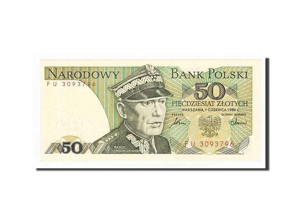 Banknote, Poland, 50 Zlotych, 1986, 1986-06-01, UNC(65-70)