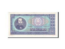 Romania, 100 Lei, 1966, KM #97a, AU(50-53), F.0174