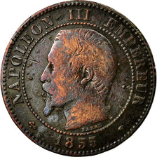 Münze, Frankreich, Napoleon III, Napoléon III, 2 Centimes, 1855, Marseille, S