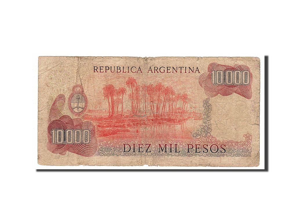 Argentina, 10,000 Pesos, 1976, KM #306b, F(12-15), 26779521G
