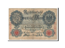 Banknote, Germany, 20 Mark, 1914, 1914-02-19, VF(20-25)