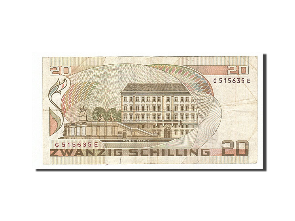 Banknote, Austria, 20 Schilling, 1986, 1986-10-01, VF(30-35)