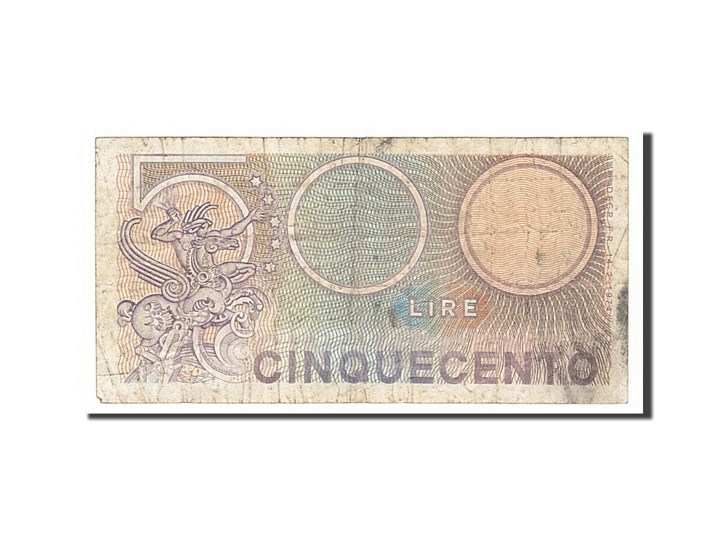 Italy, 500 Lire, 1974, KM #94, 1974-02-14, F(12-15), I 06