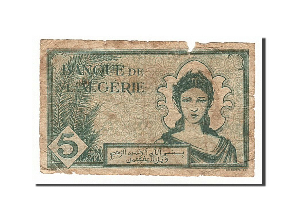 Algérie, 5 Francs type 1942-43