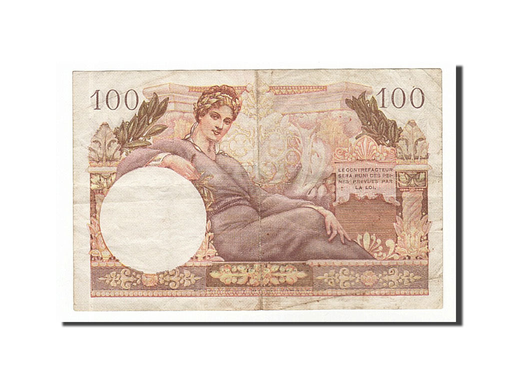 Banconote, Francia, 100 Francs, 1955-1963 Treasury, 1956, BB, Fayette:VF 42.1