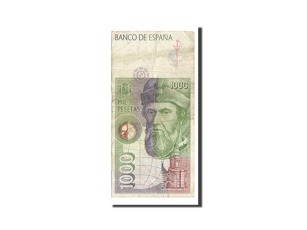 Banknote, Spain, 1000 Pesetas, 1992, 1992-10-12, EF(40-45)