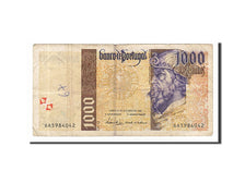 Portugal, 1000 Escudos, 1996, KM #188b, 1996-10-31, VF(30-35), 6A5984042