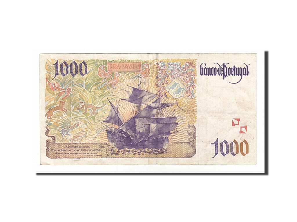 Portugal, 1000 Escudos type Cabral