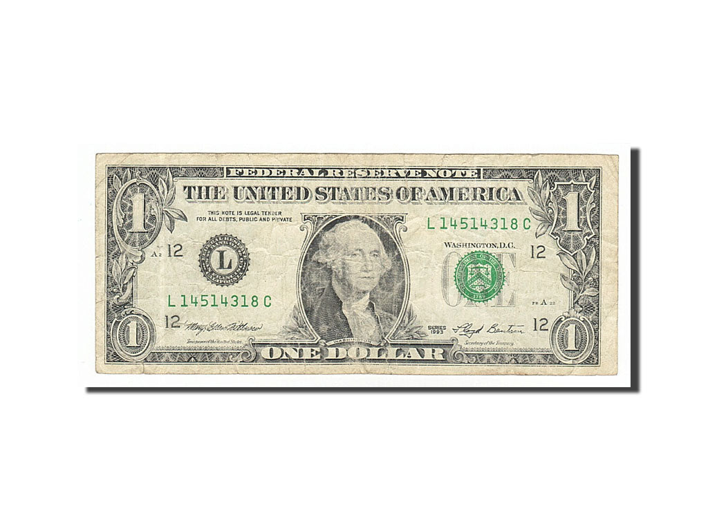 United States, One Dollar, 1993, KM #4023, EF(40-45), L14514318C