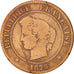 France, Cérès, 5 Centimes, 1875, Paris, F(12-15), Bronze, KM:821.1
