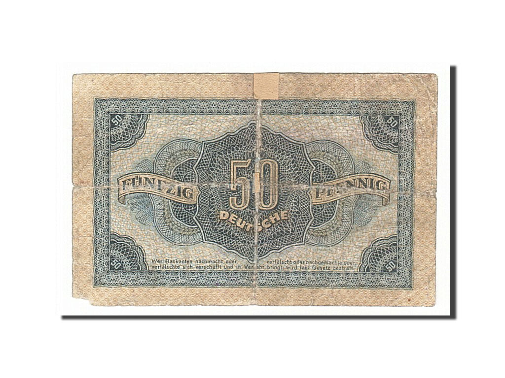 Germany - Democratic Republic, 50 Deutsche Pfennig, 1948, KM #8b, F(12-15),...