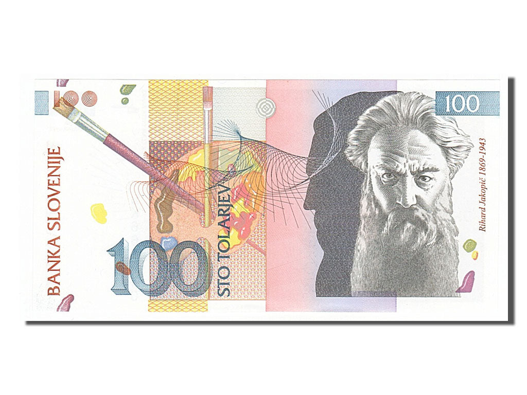 Banknote, Slovenia, 100 Tolarjev, 1992, 1992-01-15, UNC(65-70)
