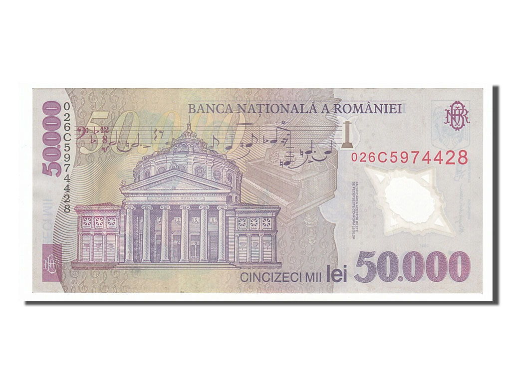 Roumanie, 50 000 Lei type Enescu