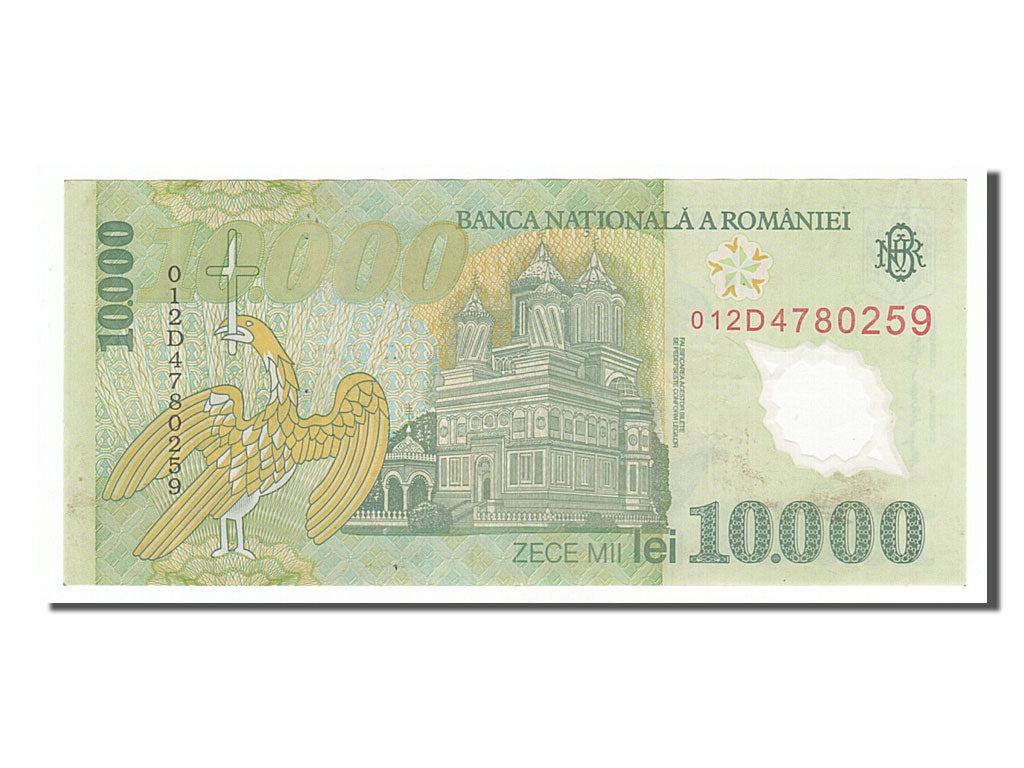 Banknote, Romania, 10,000 Lei, 2000, EF(40-45)