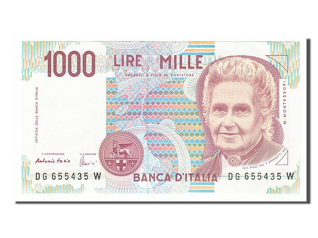 Banknote, Italy, 1000 Lire, UNC(60-62)
