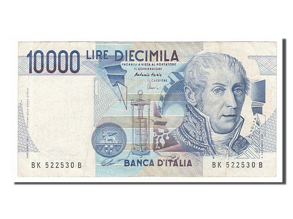 Italy, 10,000 Lire, 1984, KM #112d, 1984-09-03, EF(40-45), BK522530B