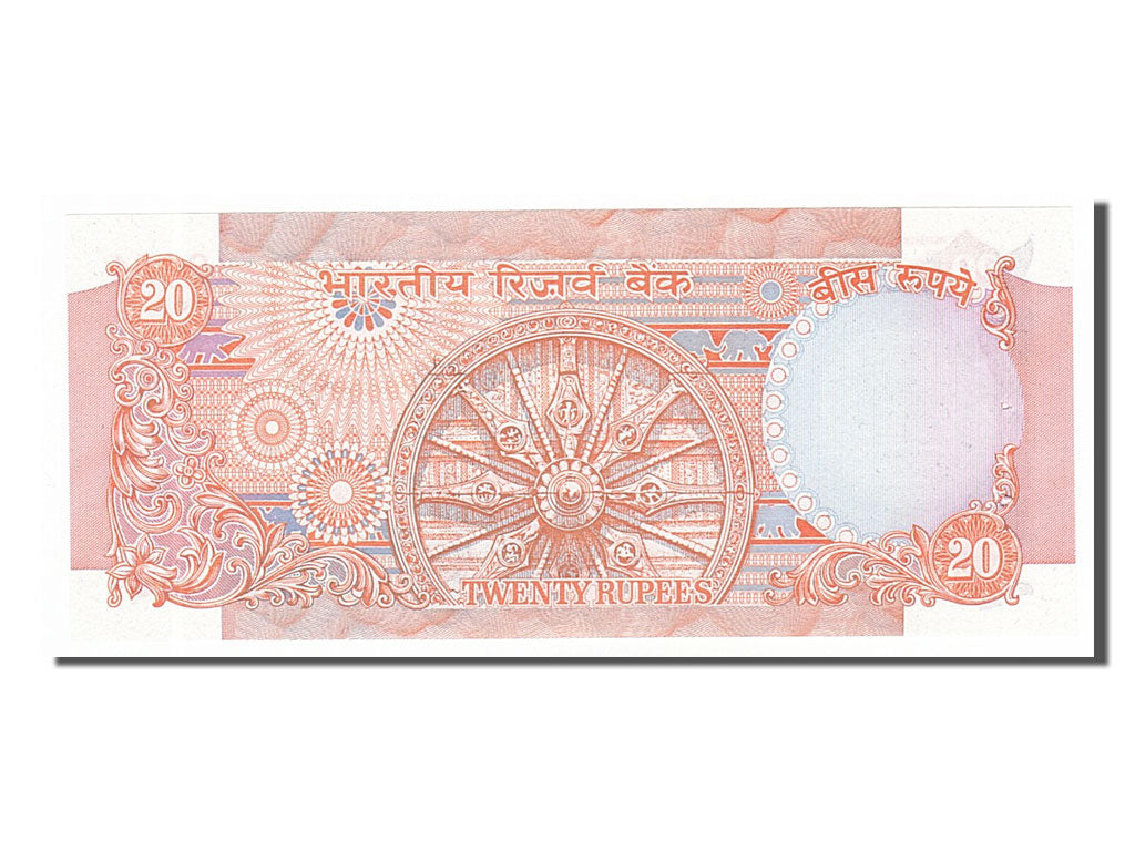 India, 20 Rupees, 1963, KM #82i, UNC(60-62), 11B719254