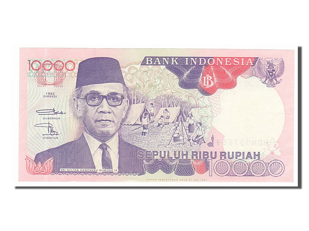 Banconote, Indonesia, 10,000 Rupiah, 1992, FDS