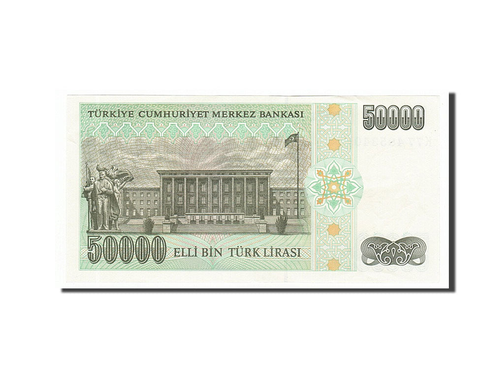 Turkey, 50,000 Lira, 1995, KM #204, UNC(60-62), K77485340