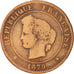 Moneta, Francia, Cérès, 5 Centimes, 1879, Paris, B, Bronzo, KM:821.1