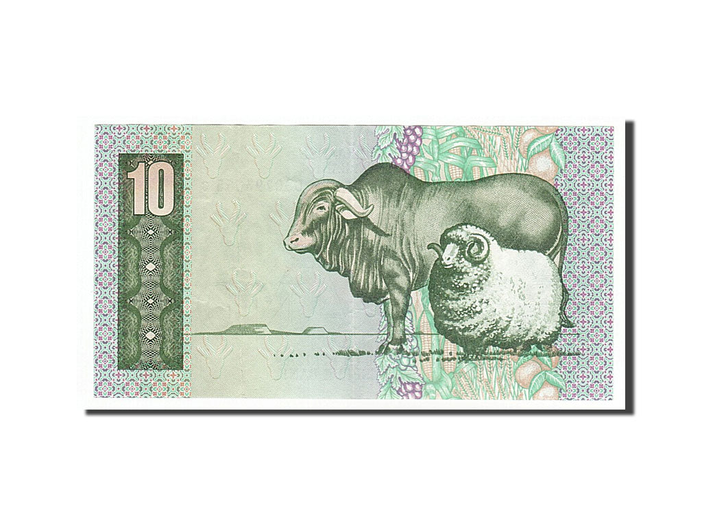 South Africa, 10 Rand, 1990, KM #120e, AU(55-58), CG0793055C