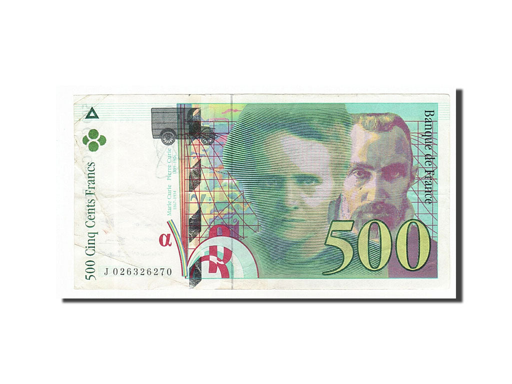 France, 500 Francs, 500 F 1994-2000 ''Pierre et Marie Curie'', 1994, KM #160a,..