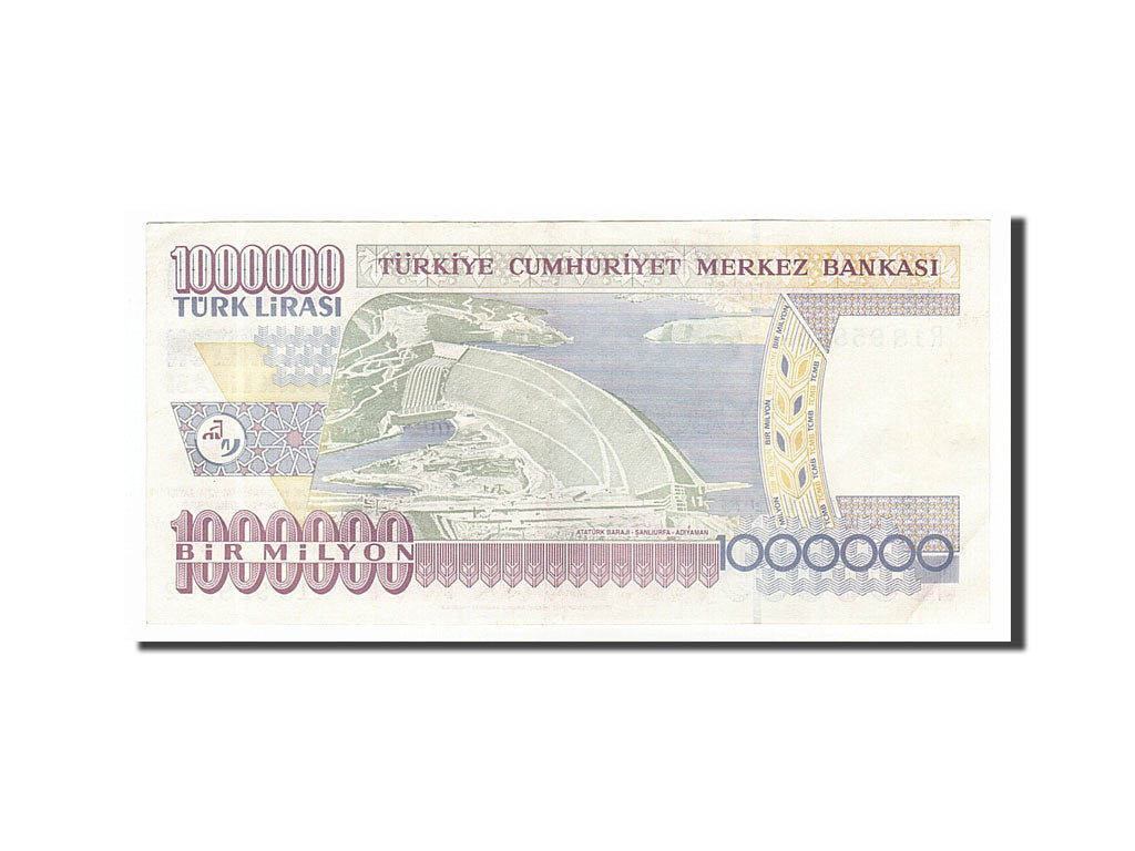 Turkey, 1,000,000 Lira, 2002, KM #213, UNC(60-62), R18958802
