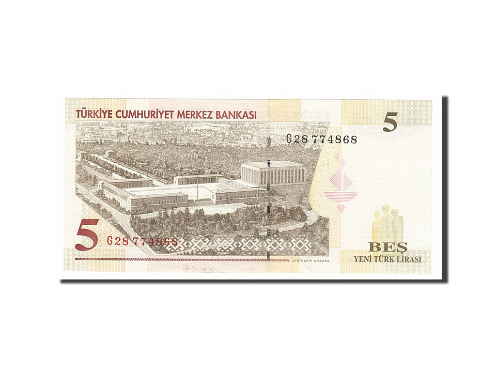 Billete, 5 New Lira, 2005, Turquía, SC