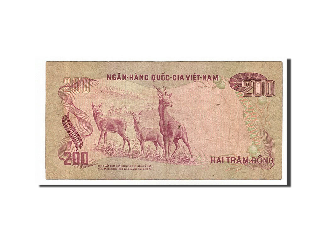 Sud Viêt-Nam, 200 Dông type 1972