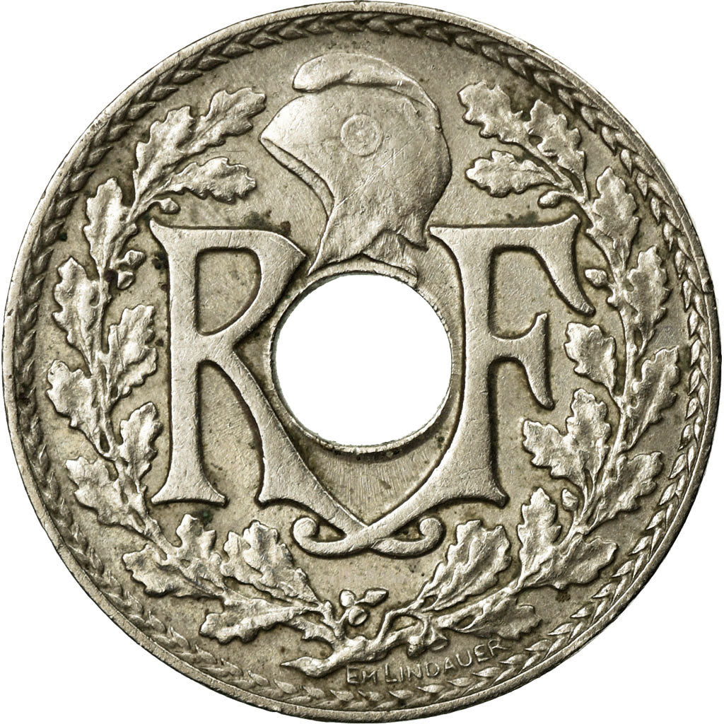 Coin, France, Lindauer, 5 Centimes, 1937, AU(55-58), Copper-nickel, KM:875