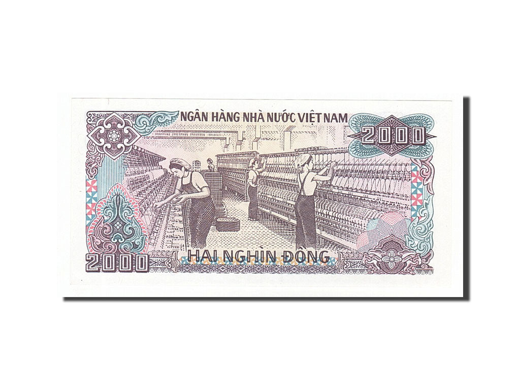 Banknote, Viet Nam, 2000 Dông, 1988, UNC(63)