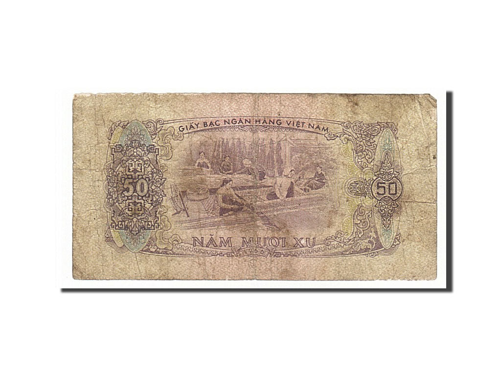 South Viet Nam, 50 Xu, 1966, KM #39a, VG(8-10), GA256258