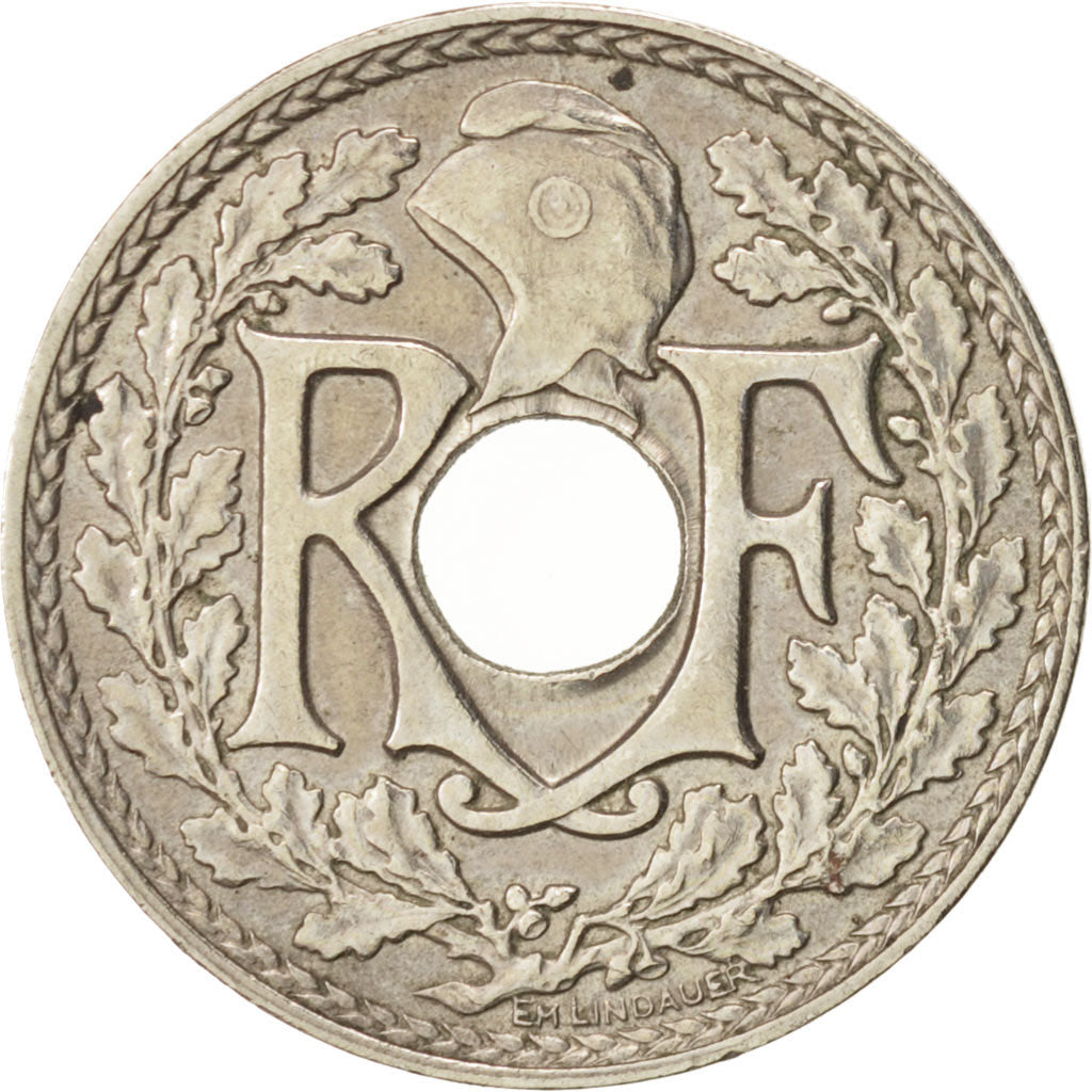 France, Lindauer, 5 Centimes, 1938, AU(55-58), Nickel-Bronze, KM:875a,Gadoury171