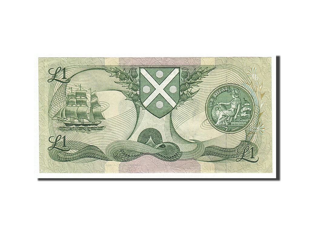 Scotland, 1 Pound, 1983, KM #111f, 1983-10-07, AU(50-53), D/54