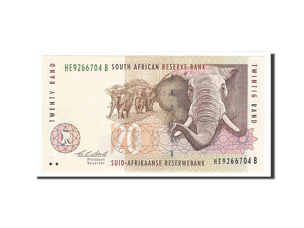 South Africa, 20 Rand, 1993, KM #124a, UNC(63), HE9266704B