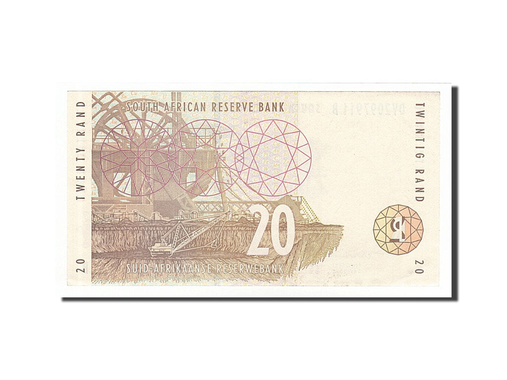South Africa, 20 Rand, 1999, KM #124b, UNC(60-62), DV2097911B