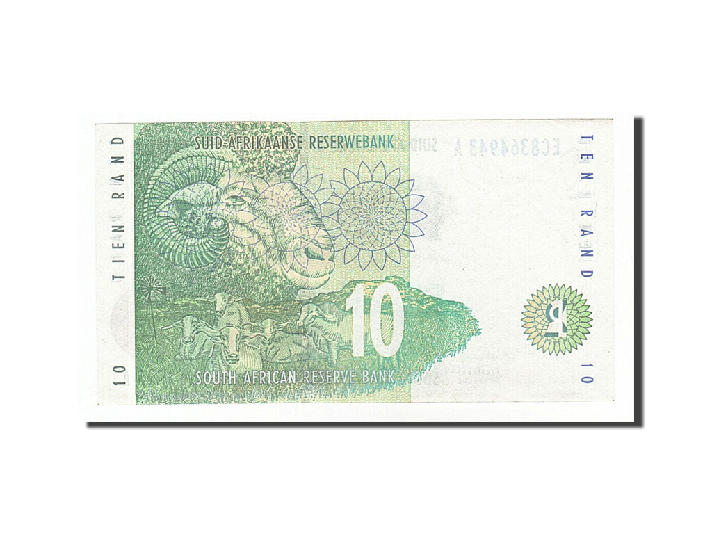 South Africa, 10 Rand, 1999, KM #123b, UNC(63), EC8364943A