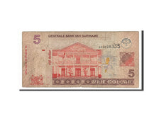 Suriname, 5 Dollars, 2004, KM #157a, 2004-05-01, VG(8-10), AA9698335