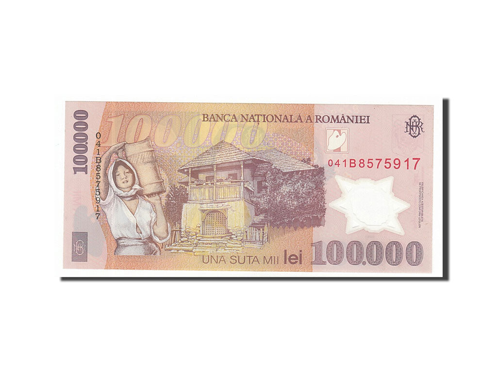 Banknote, Romania, 100,000 Lei, 2001, UNC(65-70)