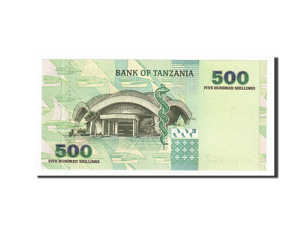 Banconote, Tanzania, 500 Shilingi, 2003, SPL