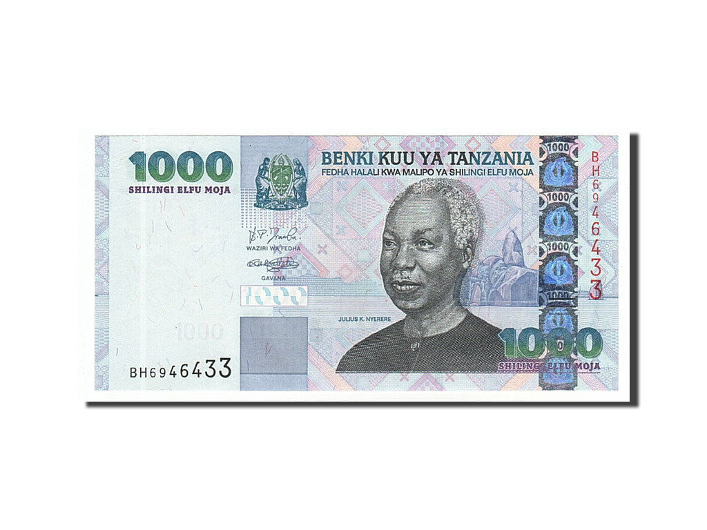 Billet, Tanzania, 1000 Shilingi, 2006, SPL