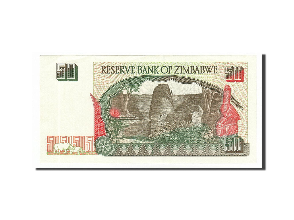 Zimbabwe, 50 Dollars type 1994