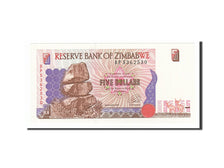 Banknote, Zimbabwe, 5 Dollars, 1997, UNC(65-70)