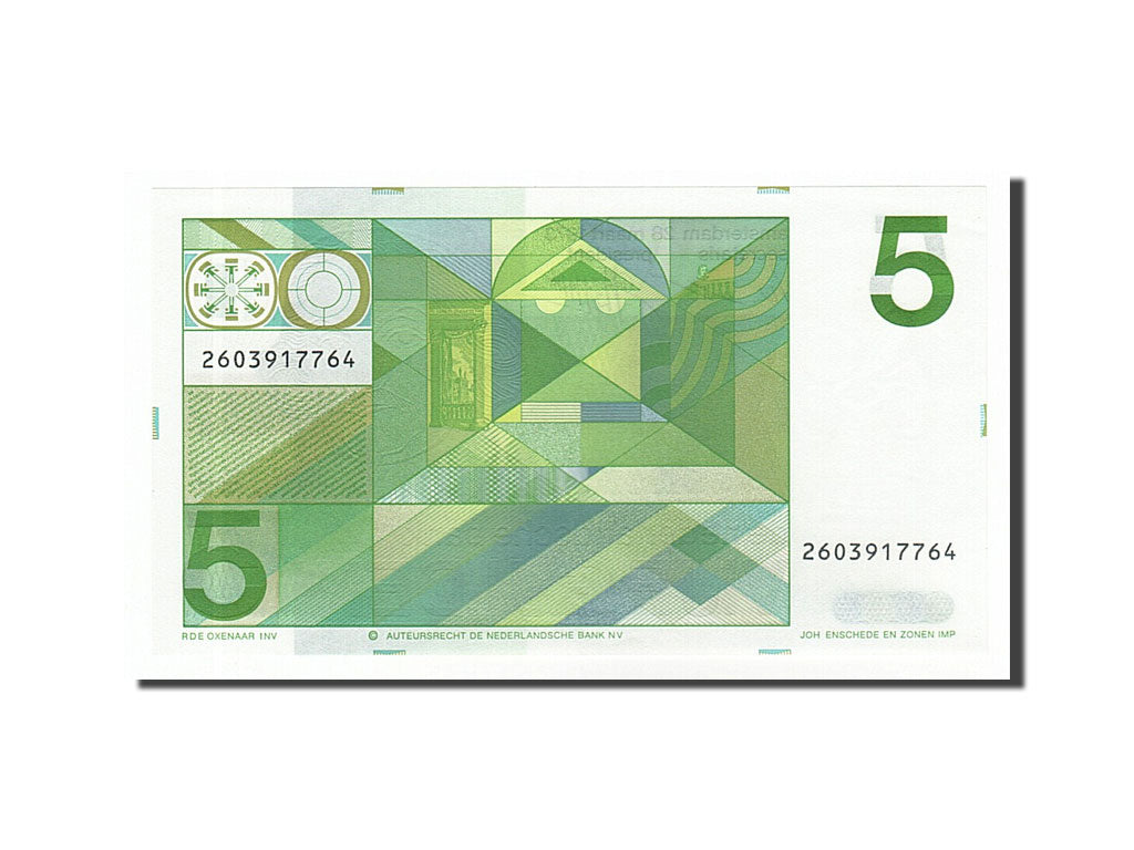 Banknote, Netherlands, 5 Gulden, 1973, 1973-03-28, UNC(65-70)