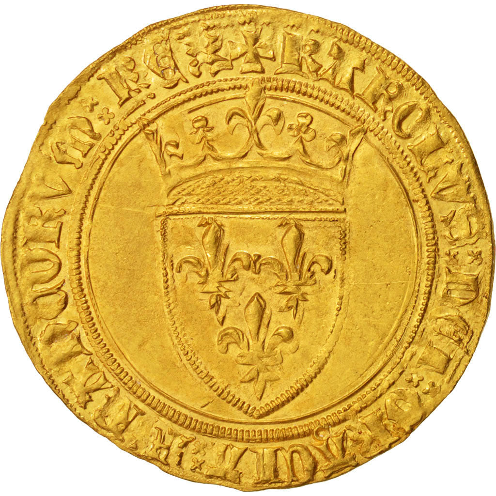 Coin, France, Ecu d'or, Dijon, AU(55-58), Gold, Duplessy:369D