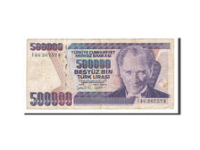 Turkey, 500,000 Lira, 1993, KM #208, VF(30-35), I46367574