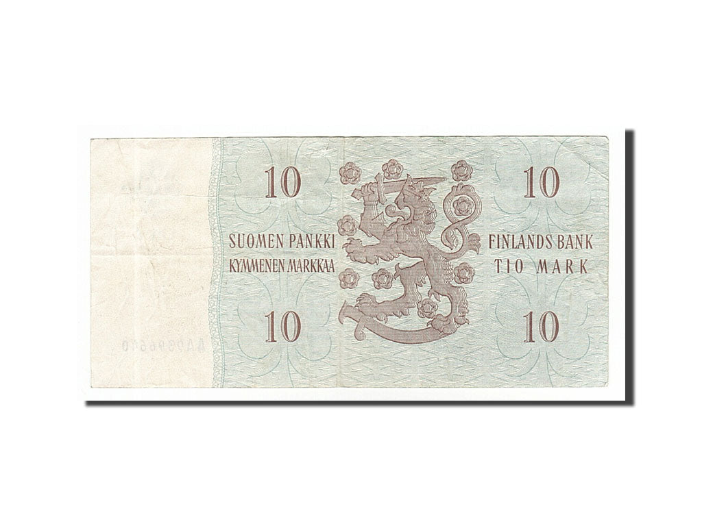 Finland, 10 Markkaa, 1963, KM #104a, EF(40-45), AA9396640